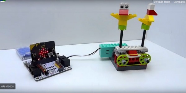 Combinando LEGO con micro bit y Mio robot
